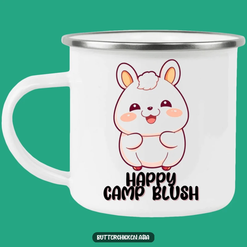Funny Giggling Bao Bun Camping Mug: Adventure with Smiles, Your Cheerful Funny Gift!