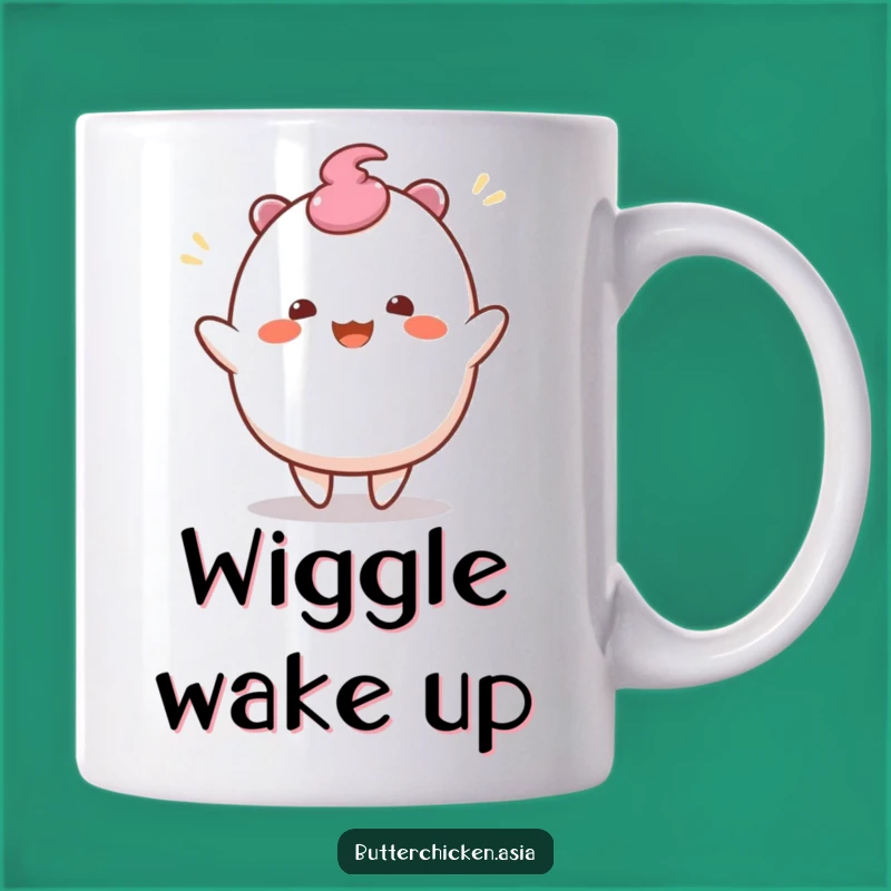 Funny Mochi Mug: Wobbly Dance Character Gift for Sweet Treat Lovers