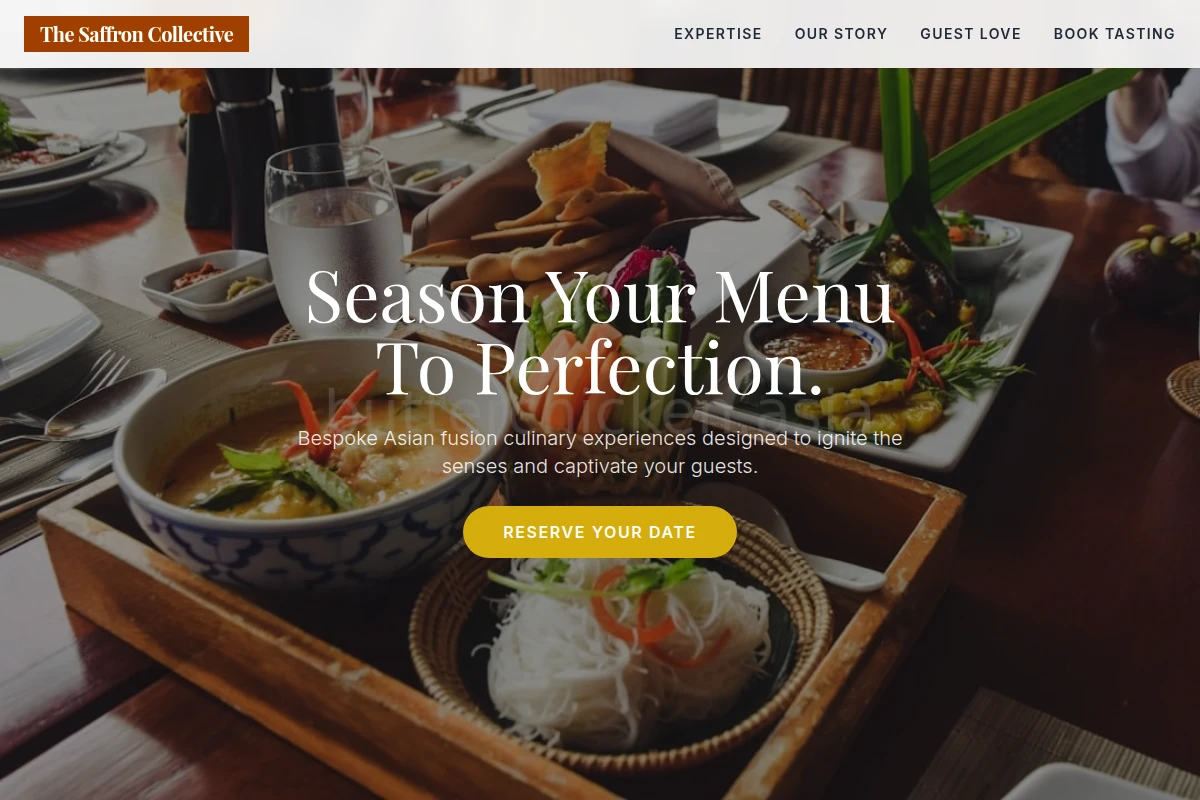 Tangy Asian Fusion Food