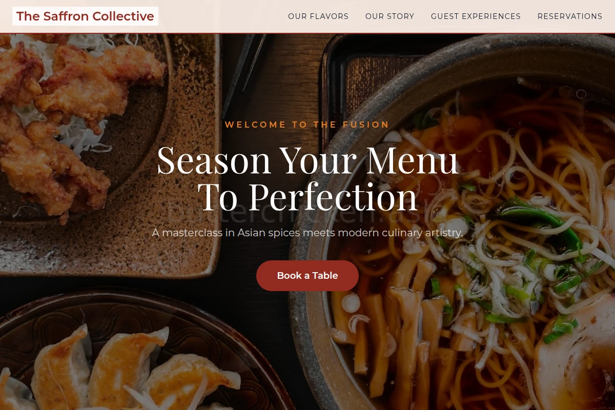 Saffron Asian Fusion Food