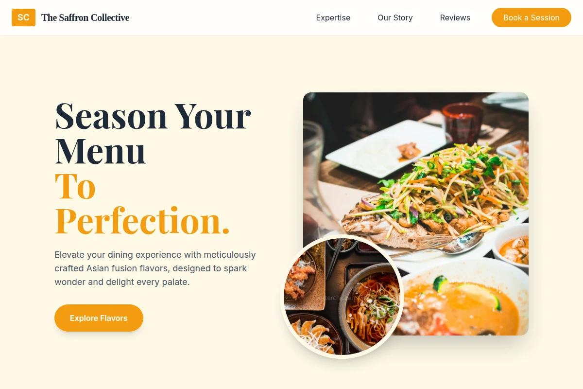 Saffron Asian Fusion Food