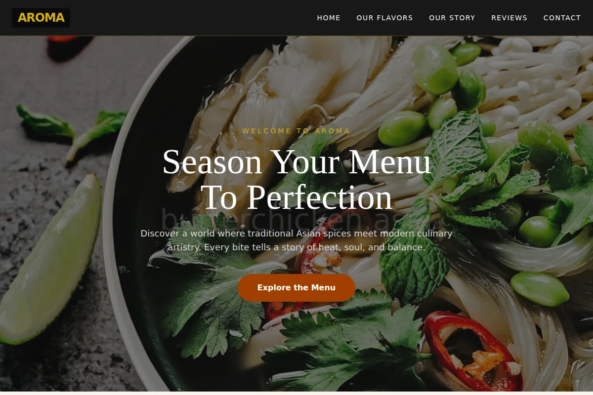 Aroma Asian Fusion Food