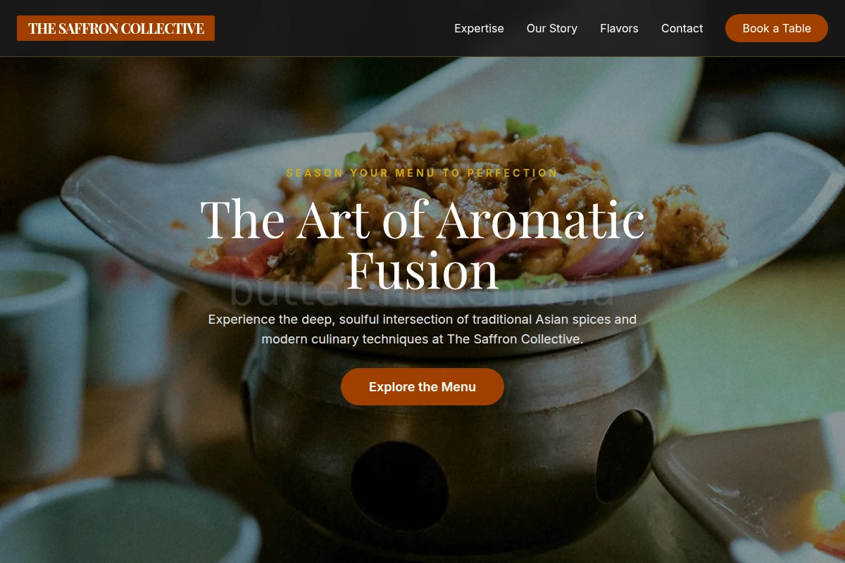 Garlic Asian Fusion Food