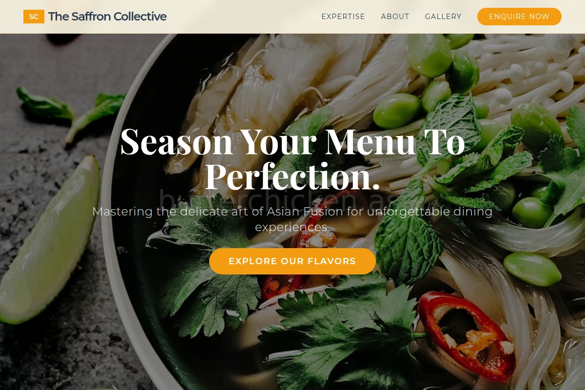 Garnish Asian Fusion Food