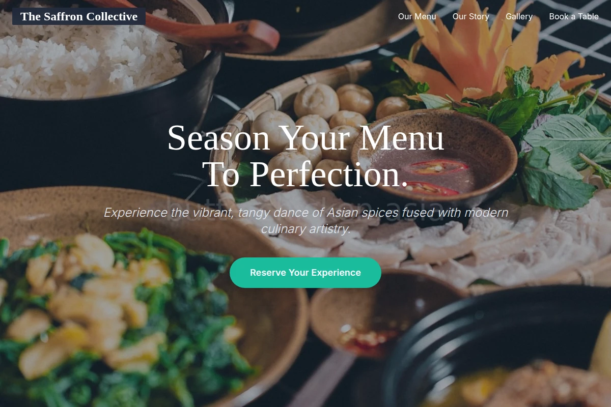 Tangy Asian Fusion Food
