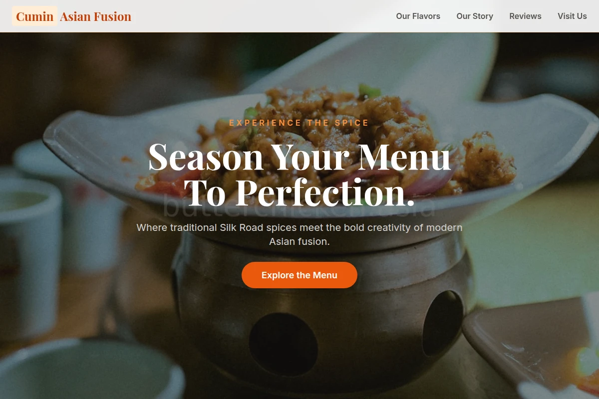 Cumin Asian Fusion Food
