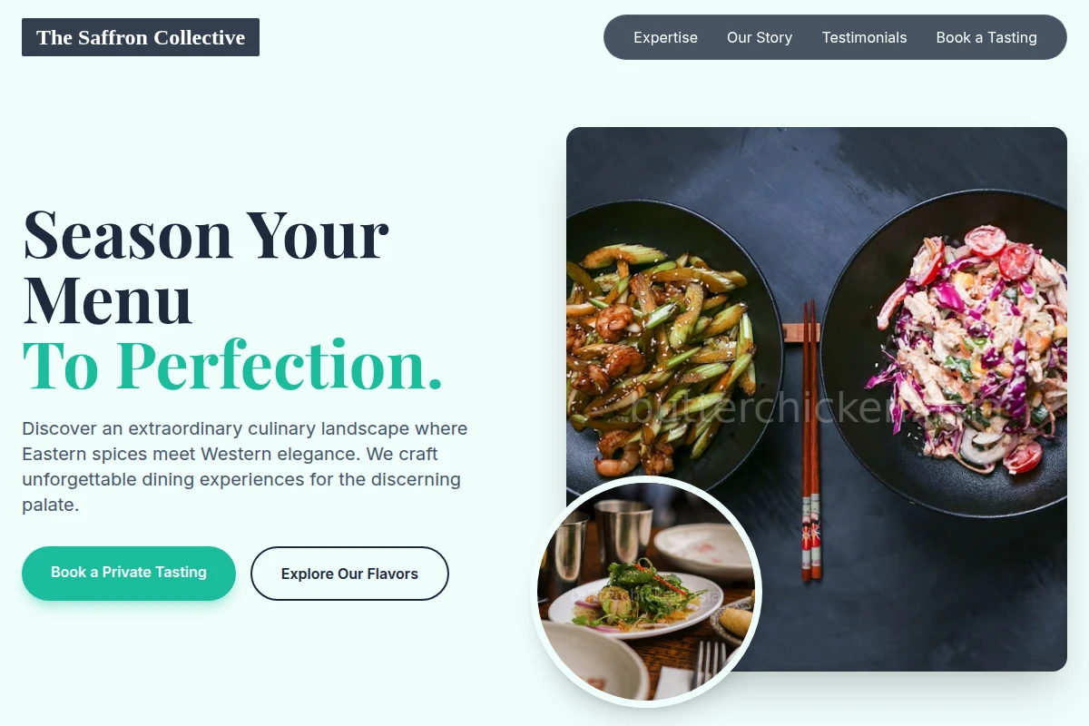 Artisan Asian Fusion Food