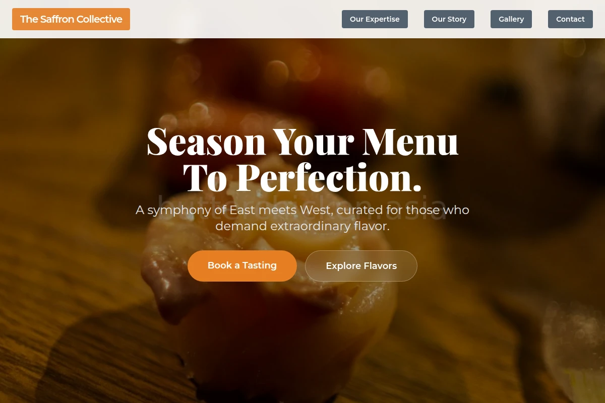 Fusion Asian Fusion Food
