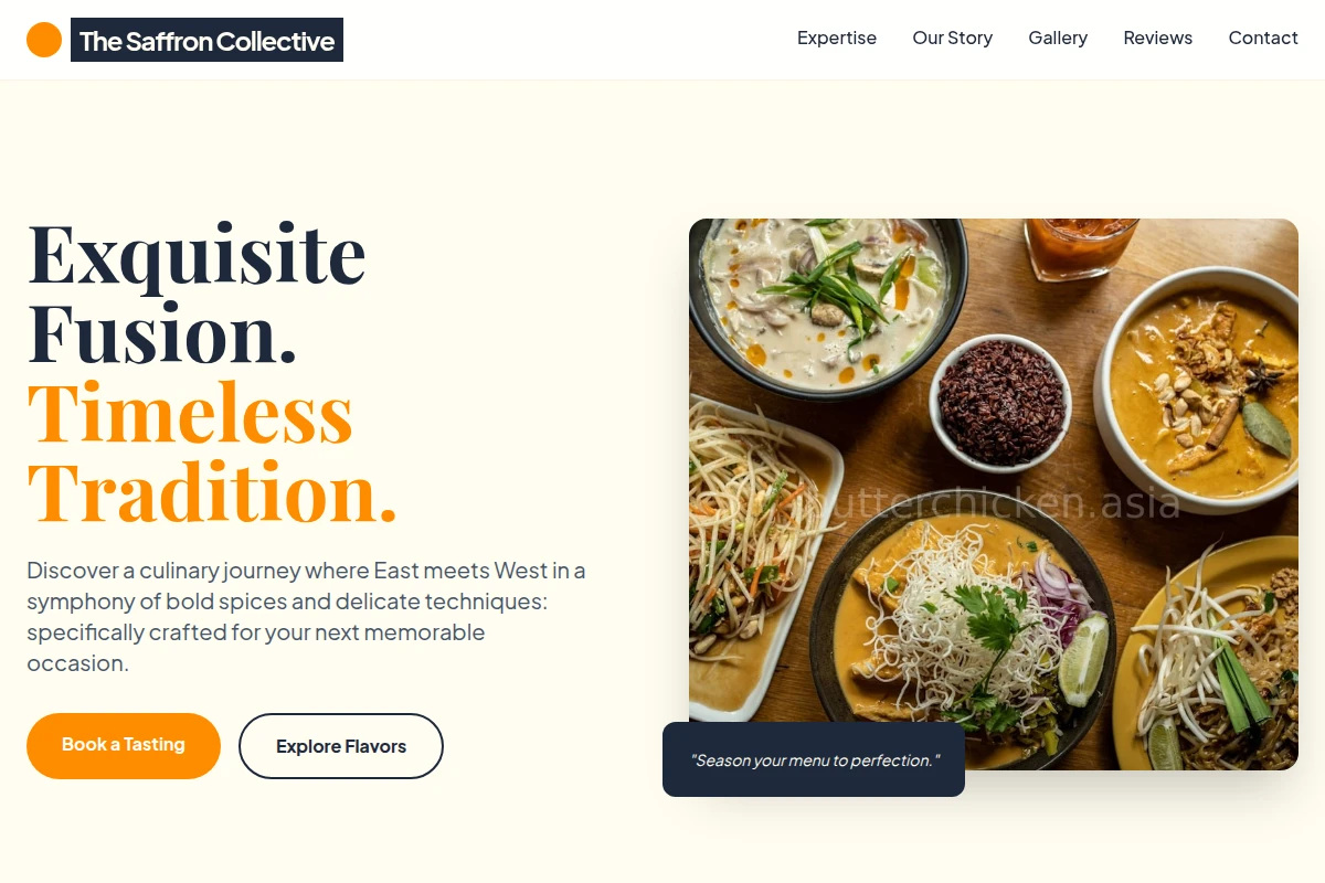 Artisan Asian Fusion Food