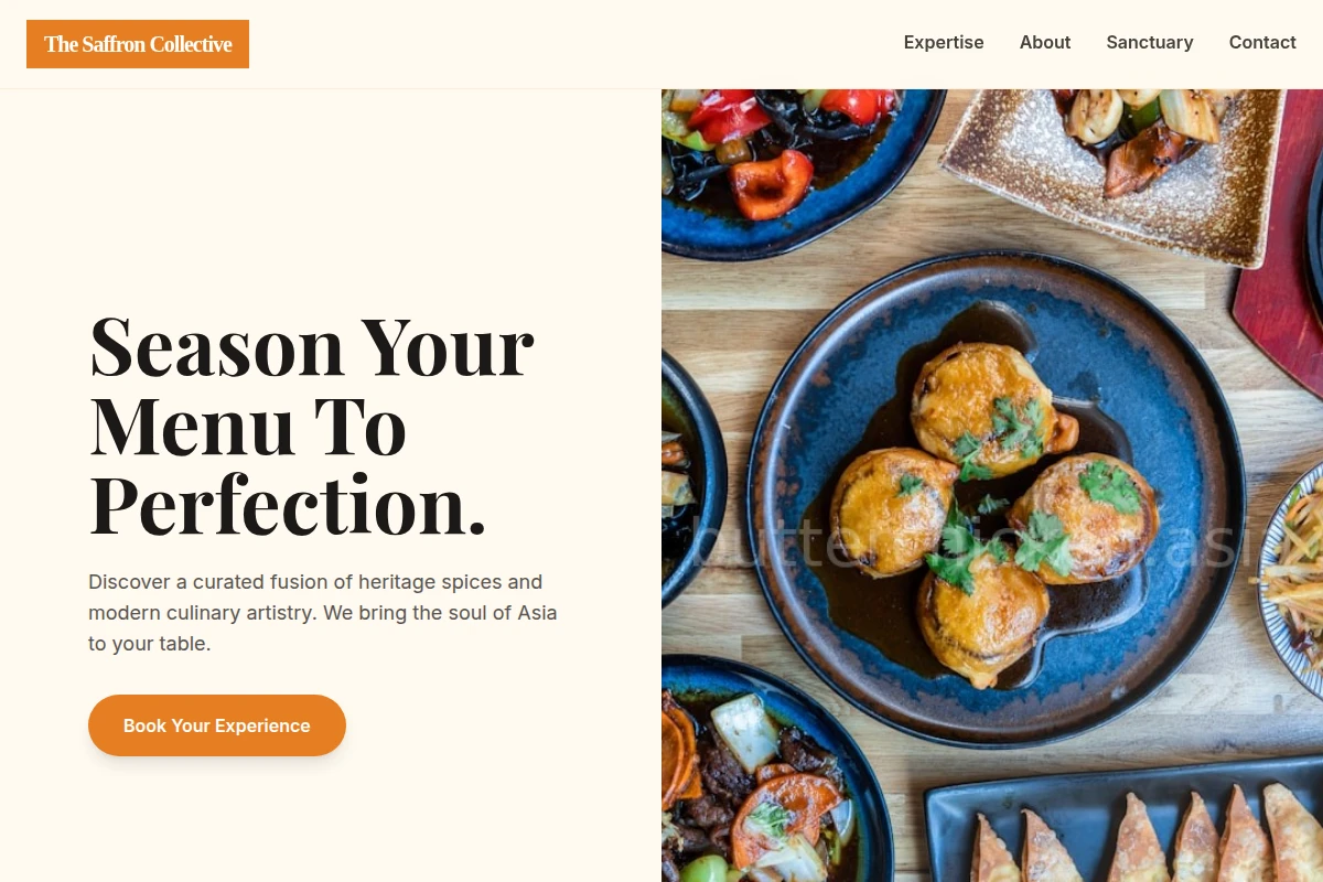 Savory Asian Fusion Food