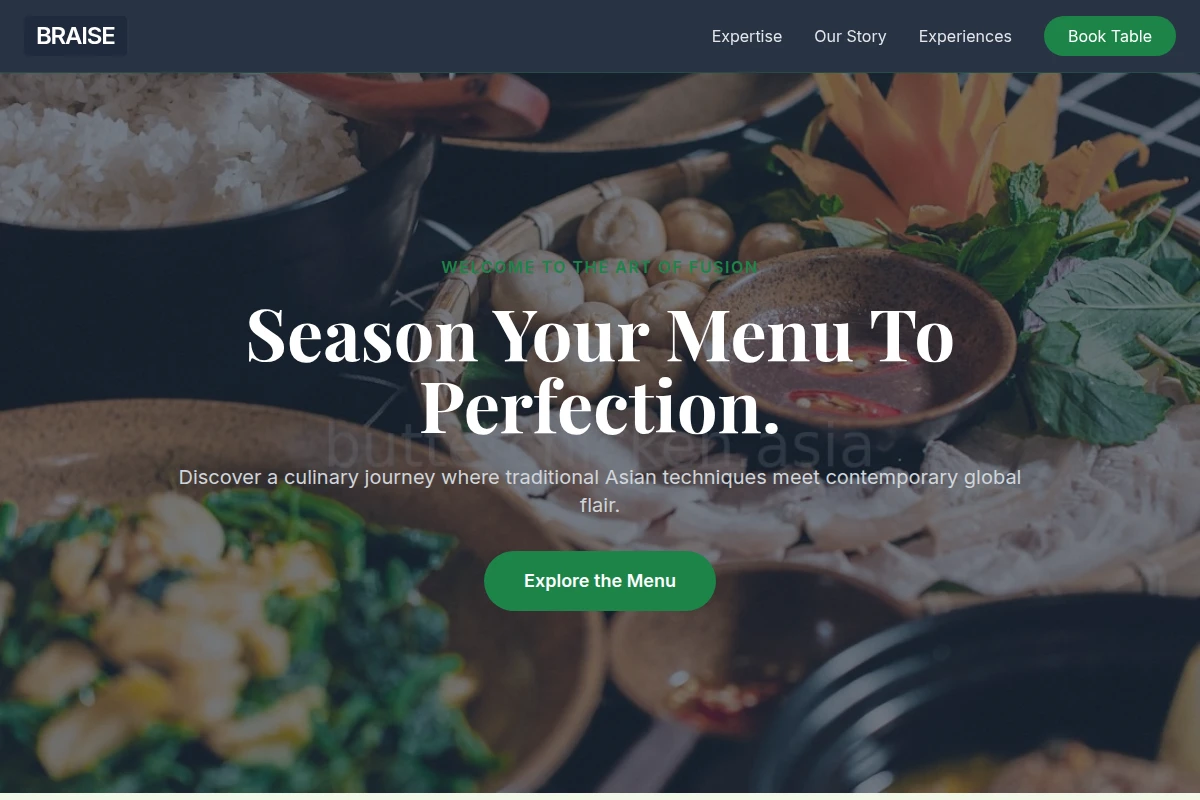 Braise Asian Fusion Food