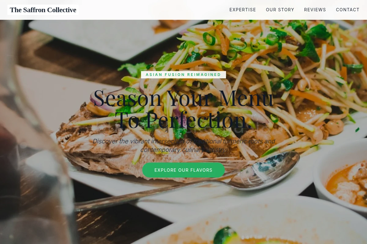 Turmeric Asian Fusion Food
