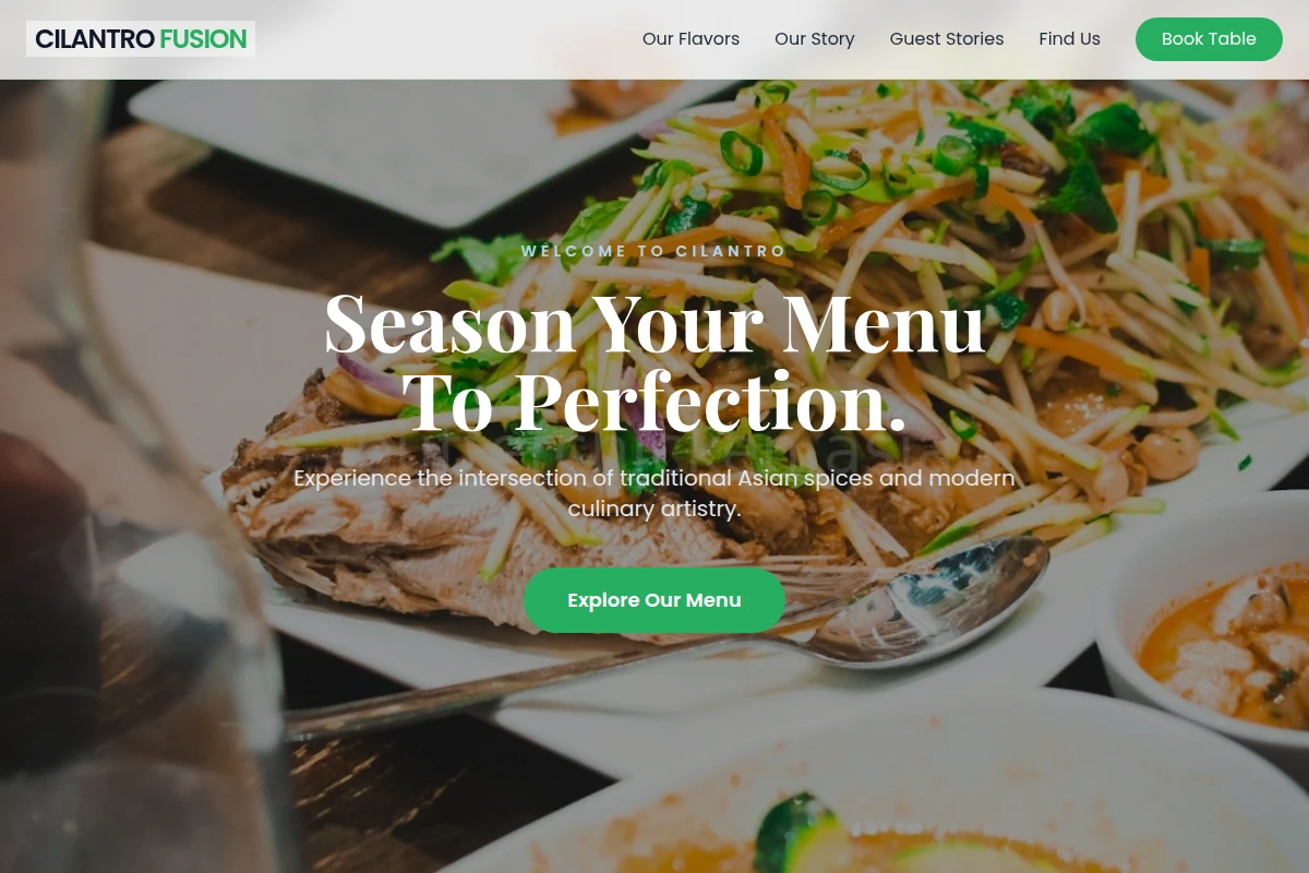 Cilantro Asian Fusion Food
