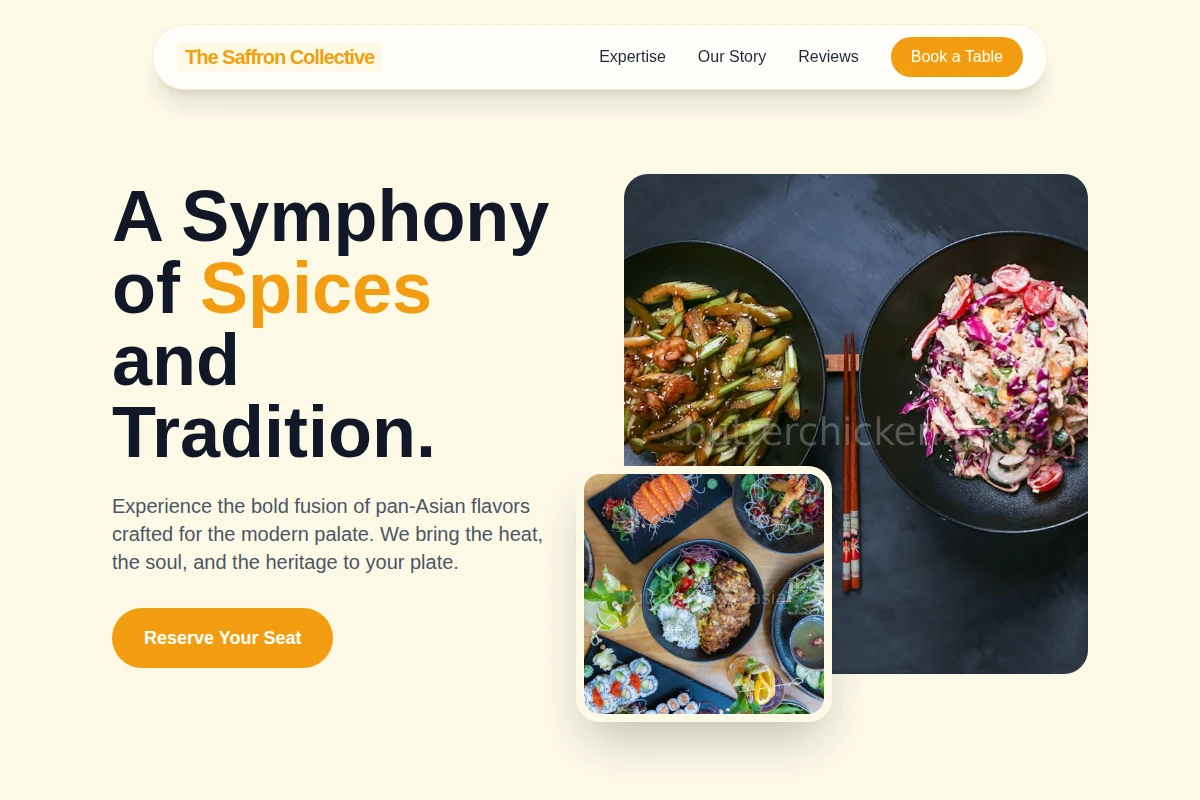 Savory Asian Fusion Food