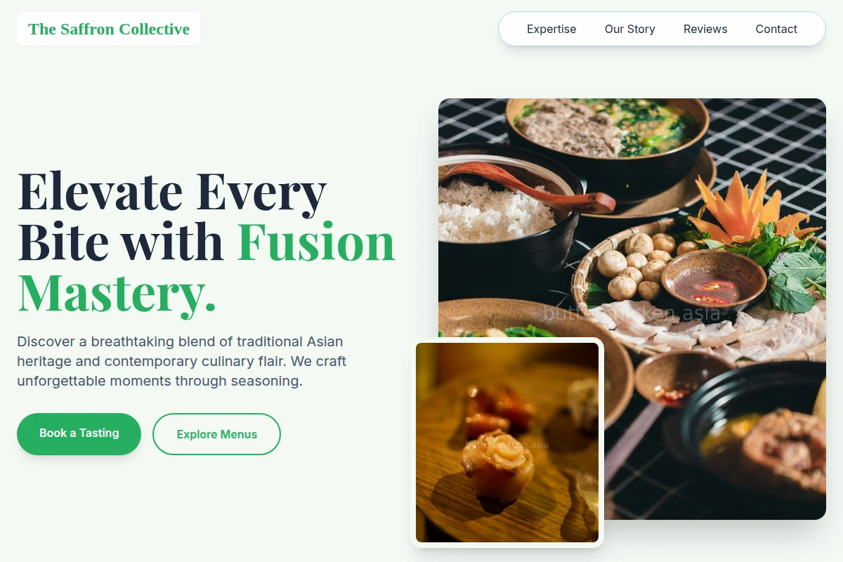Tasting Asian Fusion Food