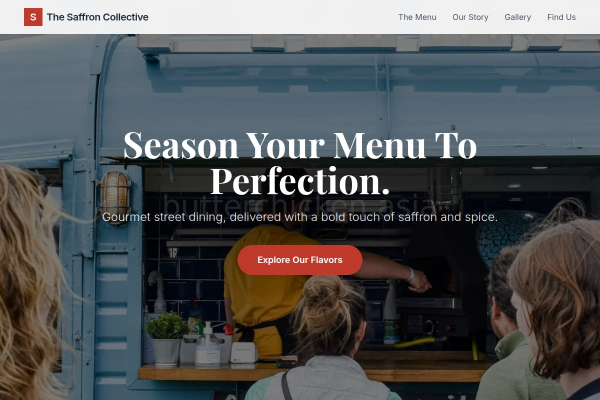 Menu Food Truck