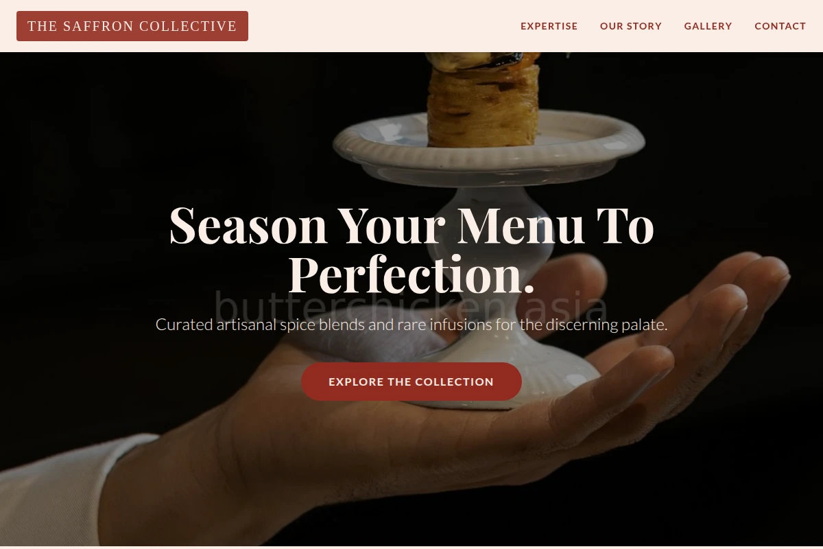 Serving Specialty Food