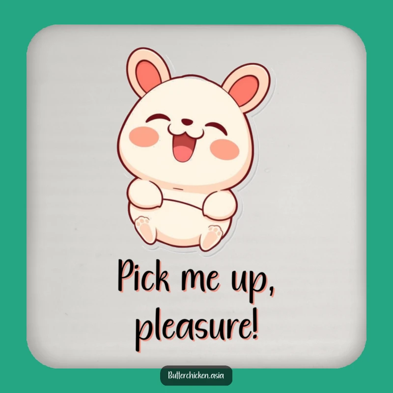 Funny Bao Bun Coaster Set - Protect Surfaces with Happy Steamed Bun Art