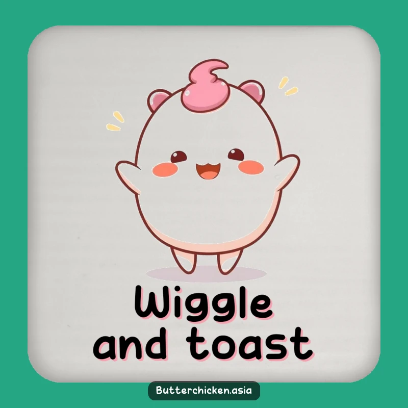 Funny Mochi Coaster: Protect Surfaces with a Wobbly Dance