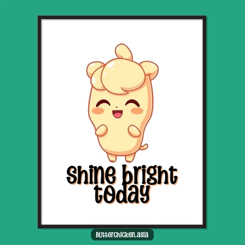 Funny Delighted Tempura Poster: Sparkle for Your Walls, A Joyful Funny Gift!