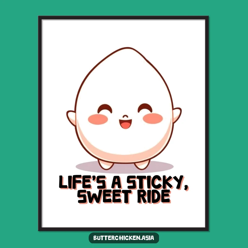 Free Printable Wall Art: Bouncy Mochi Joyful Bounce Funny Downloadable Decor