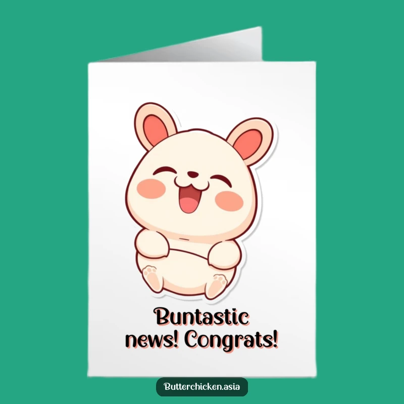 Free Printable Congrats Card: Happy Bao Bun Success, Downloadable Celebration