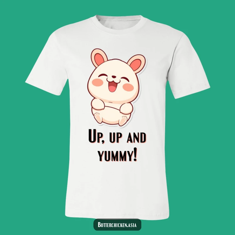 Funny Bao Bun T-Shirt - Happy Steamed Bun Character Tee for Joyful People